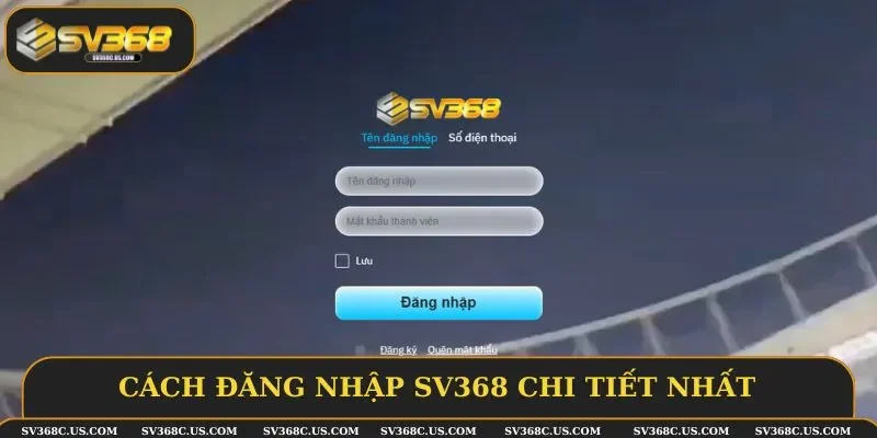 Tiến hành truy cập link khi đăng nhập SV368